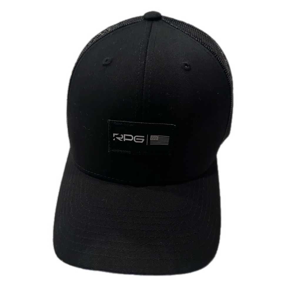 RPG‎ "EMBLEM PATCH" TRUCKER SNAPBACK HAT- BLACK
